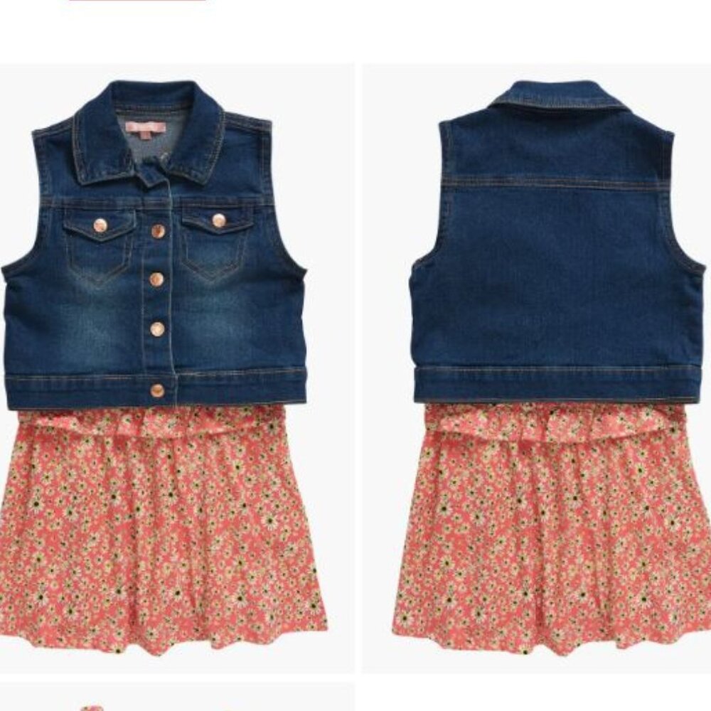 NWT BCBG Kids' Vest & Dress Set